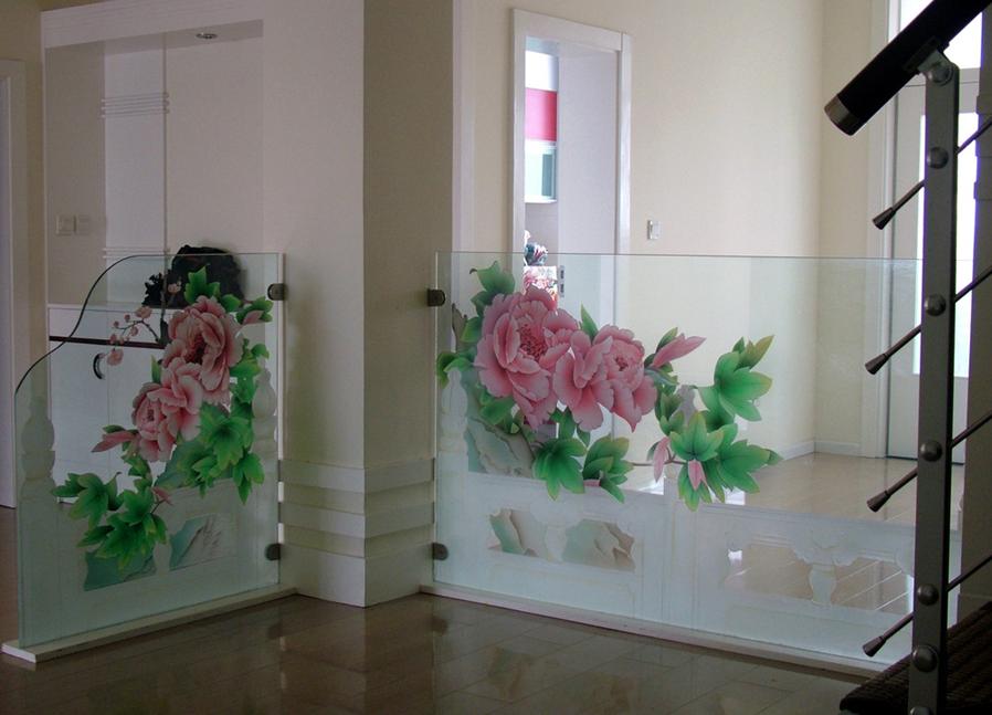 家庭装修使用玻璃效果图