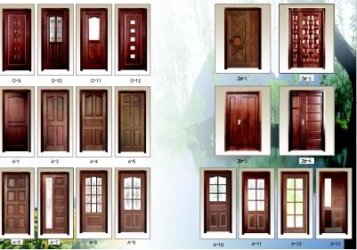 家庭装修中木门的品种图片