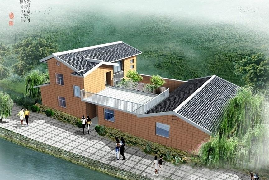 理想住宅基地的效果图