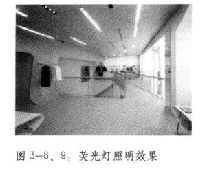 荧光灯照明效果图
