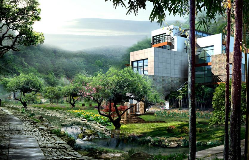 从山与水的方面考虑选择小区