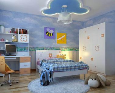 儿童房方位的选择图