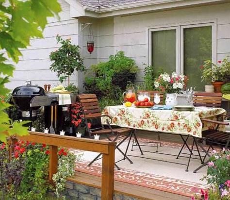 别墅户外花园照片