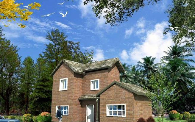 家庭庭院方位设计效果图