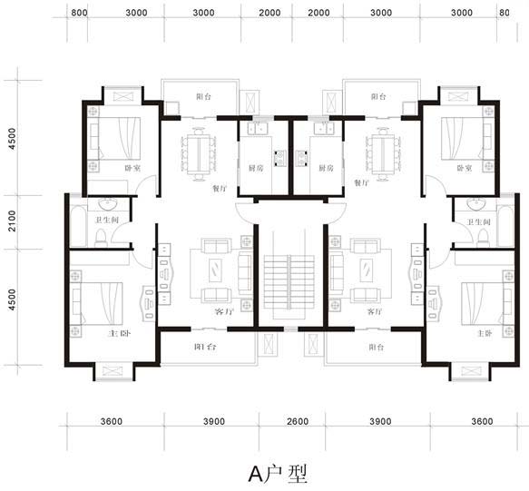 在选购楼盘户型时的几种风水朝向好的参考户型