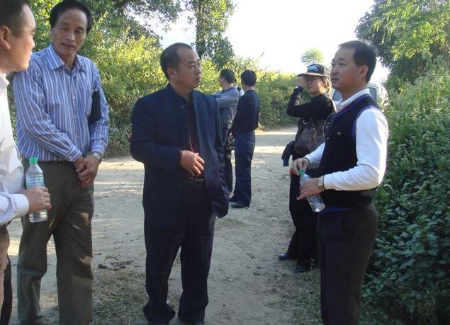 广州开发区某上市公司在公司选址现场讨论